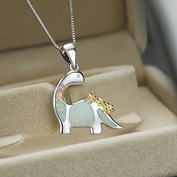 Amazon.co.jp: ファッション恐竜ネックレス女の子恐竜チャーム